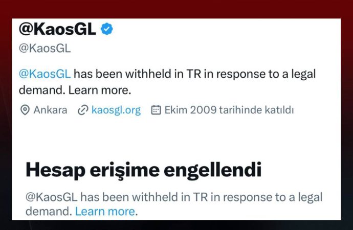 Kaos GL’nin X hesabına erişim engellendi