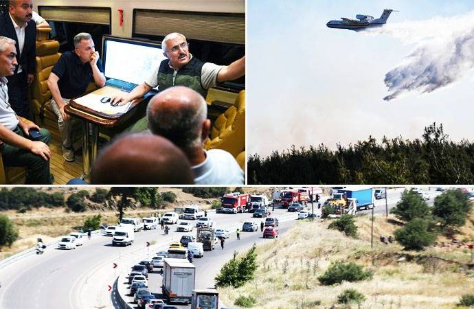 İzmir’de orman yangını: Foça’ya sıçradı; evler boşaltıldı, vatandaşlar tahliye edildi
