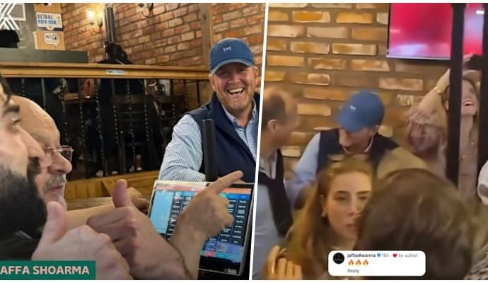 Hollanda Kralı Türk dönercide ‘kapsalon’ kuyruğunda