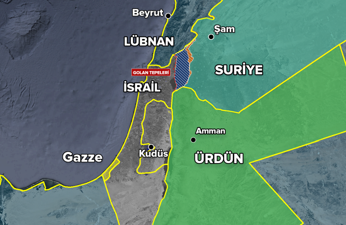 İsrail : Golan’dan vazgeçmeyiz