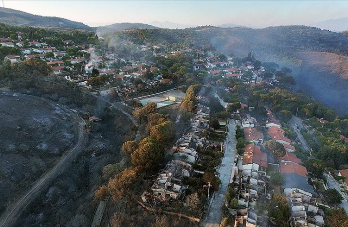 Seferihisar: Yangın bitti, külü kaldı