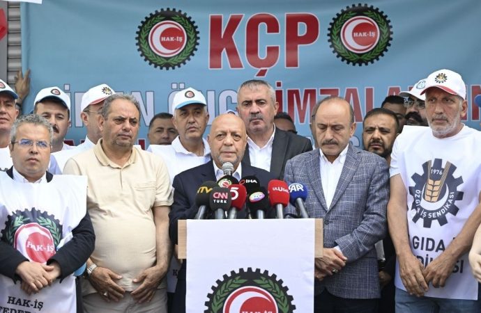 Hak-İş de miting yaptı: Yüzde 17 zamla Toplu Sözleşme imzalamayız!