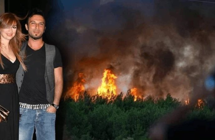 Tarkan’ın eski aşkı alevler arasında kaldı: Her şey kül oldu