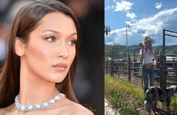 Bella Hadid çiftlik hayatını paylaştı