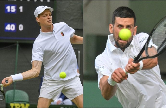 Sinner ve Djokovic, Wimbledon’da yarı finale çıktı