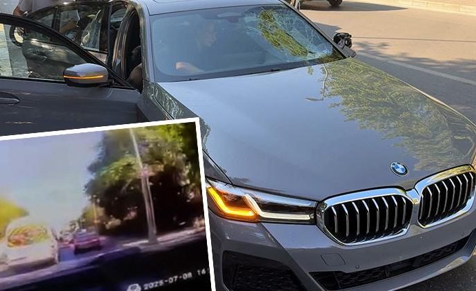 Amerika’dan getirdiği aracı Avcılar’da trafiğe çıkardı, 10 dakika sonra kaza yaptı