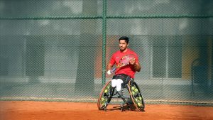 Para tenisçi Ahmet Kaplan Wimbledon’da yarı finale yükseldi