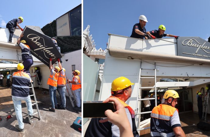 Boğaz’da yıkım Bebek’teki Baylan Pastanesinden başladı