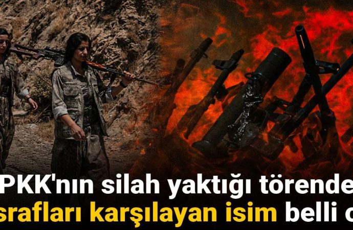 PKK’nın silah yakma töreninin ağırlama sponsoru belli oldu
