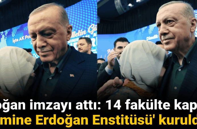 Kararname Resmi Gazete’de: Emine Erdoğan Tohum Bilim ve Teknolojisi Enstitüsü kuruldu