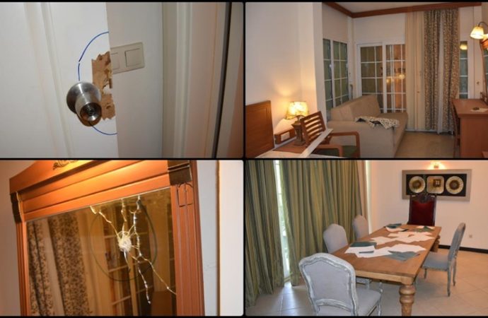 15 Temmuz’un izleri o otel odasında aynen korunuyor