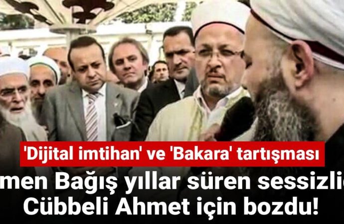 Egemen Bağış yılların sessizliğini Cübbeli Ahmet için bozdu