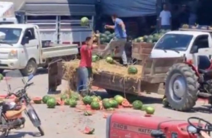 Karpuz protestosuna milyonluk ceza yolda