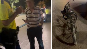 Bursa’da alkollü bisiklet kullanan adama 9 bin TL ceza