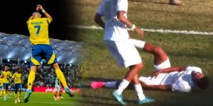Ronaldo gibi sevinmek istedi, çapraz bağlarını kopardı