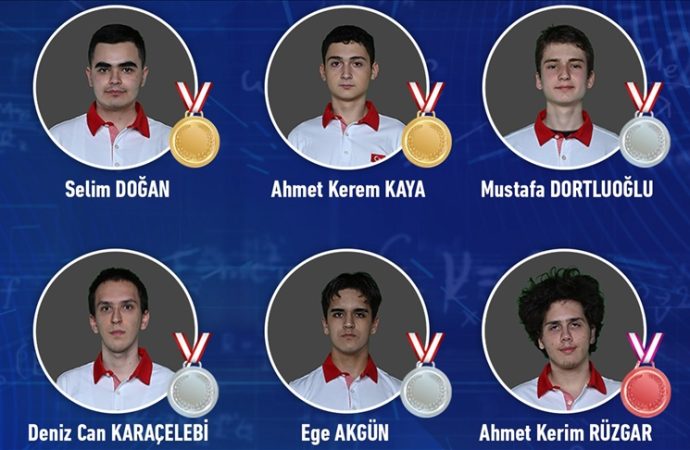 Uluslararası Matematik Olimpiyatı’ndan altı madalyayla döndüler