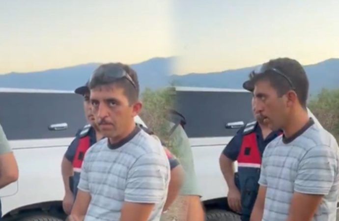 Orman yaktı, motosikletiyle kaçarken yakalandı