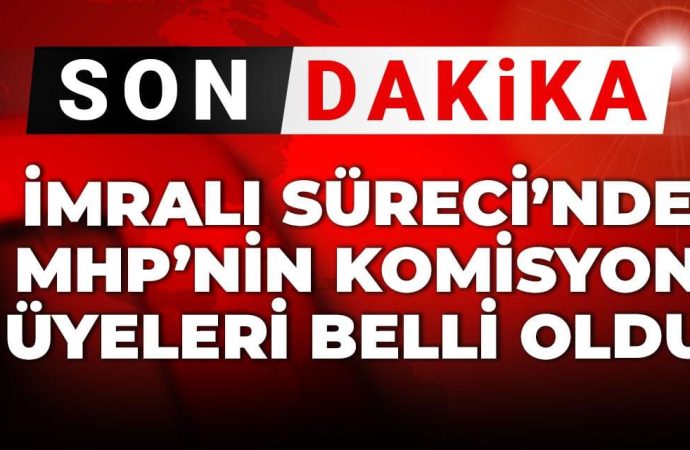 ‘Terörsüz Türkiye’: Komisyon üyelerini ilk MHP açıkladı