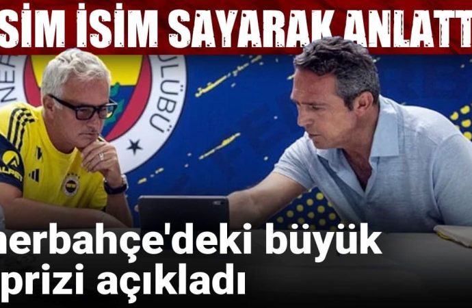 Fenerbahçe’deki iki büyük sürprizi isim isim saydı