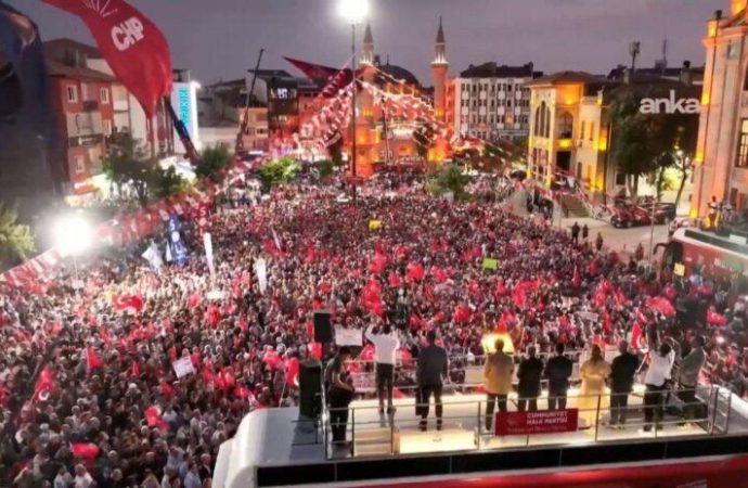 CHP’nin Aksaray mitingi