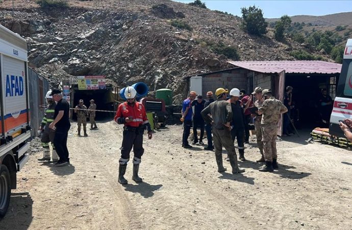 Elazığ’da maden ocağında göçük