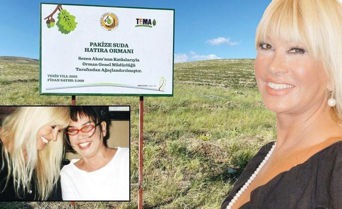 Yangınlara inat: Sezen Aksu beş bin fidanla Pakize Suda’nın da adını yaşatacak