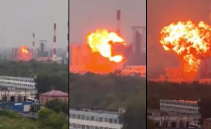 Ukrayna saldırısı: Rus petrol tesisleri vuruldu