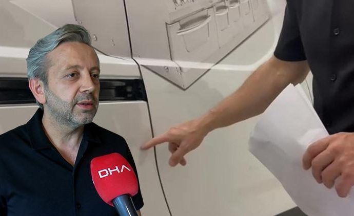 ‘Sıfır’ diye aldığı otomobilin çamurluğu boyalı çıktı