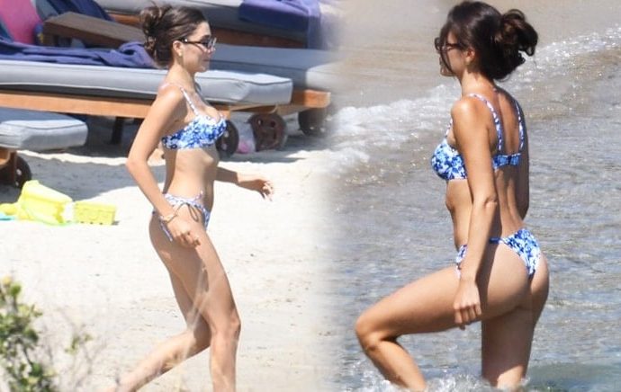 Hande Erçel deniz ve güneşe doyamadı