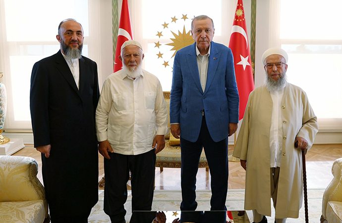 İsmailağa Cemaati’nden Cumhurbaşkanı Erdoğan’a ziyaret