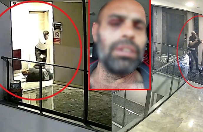 Lüks rezidansta dehşet: Öldüresiye dövdü!