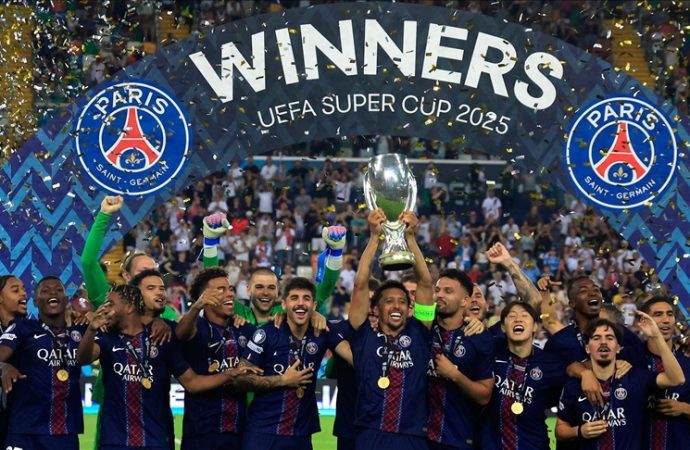 UEFA Süper Kupa’nın sahibi Paris Saint-Germain