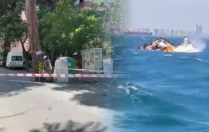 İstanbul’u fırtına vurdu