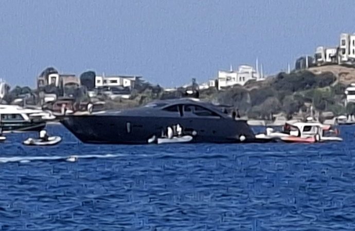 Bodrum’da milyon dolarlık motoryatta yangın