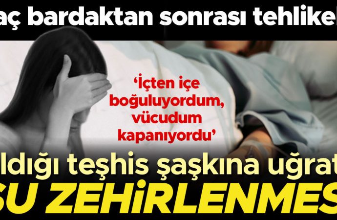 Günde tam sekiz litre su içiyordu, sudan zehirlendi