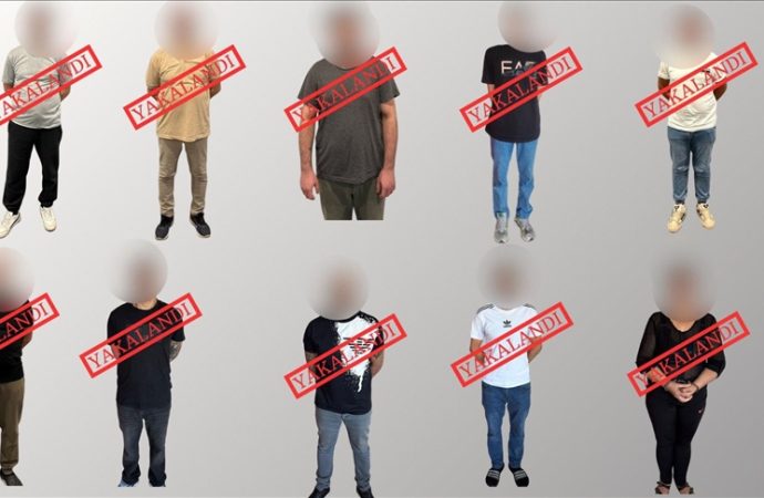 Kırmızı bültenle aranan altı suçlu getirildi