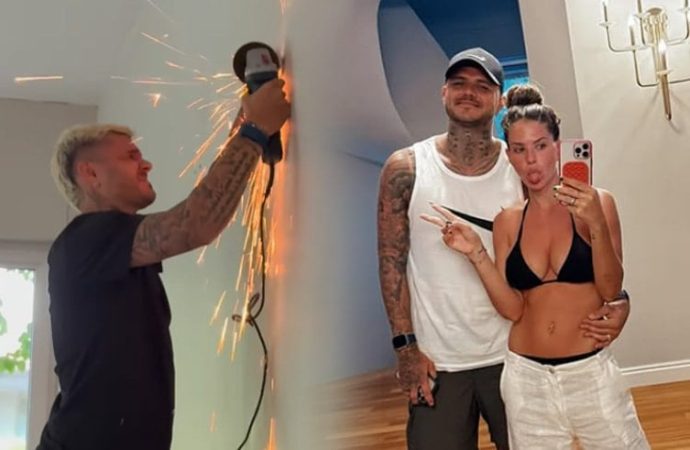 Mauro Icardi ev işlerine el attı