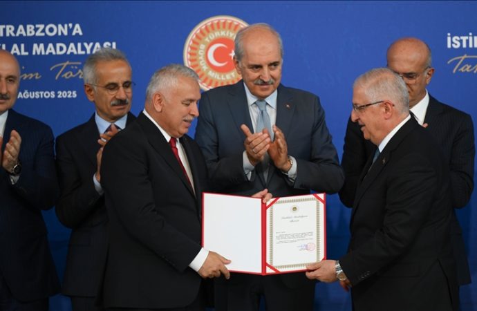 Trabzon’a İstiklal Madalyası