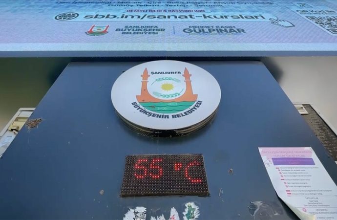 Şanlıurfa 55 dereceyi gördü