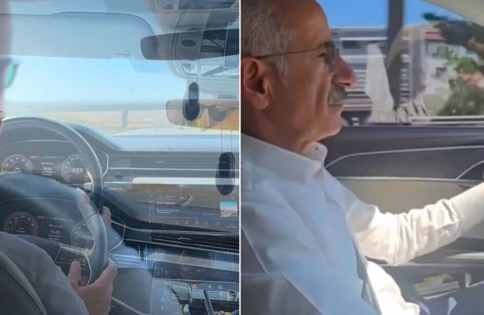 Bakan Uraloğlu 225 kilometreyle hız rekoru kırdı, cezayı da yedi