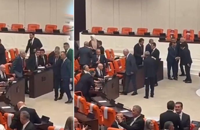 Gazze özel oturumunda gergin anlar: Bahçeli ile Dervişoğlu tokalaşmadı