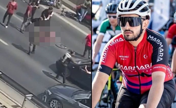 Profesyonel bisiklet sporcusu motosikletle çarpışıp hayatını kaybetti