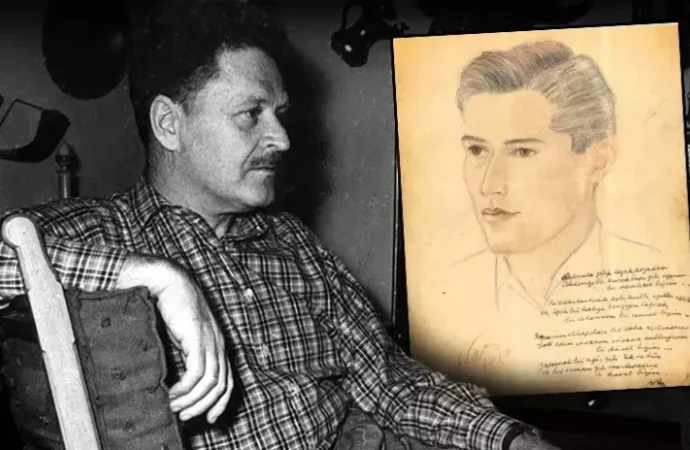 MİT paylaştı: Ressam ve şair Nazım