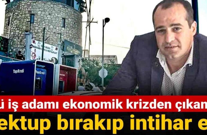 Ünlü iş adamı mektup bırakıp intihar etti