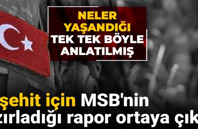 MSB’nin 12 şehit raporu: Mağarada bilinmeyen bir yola girmişler