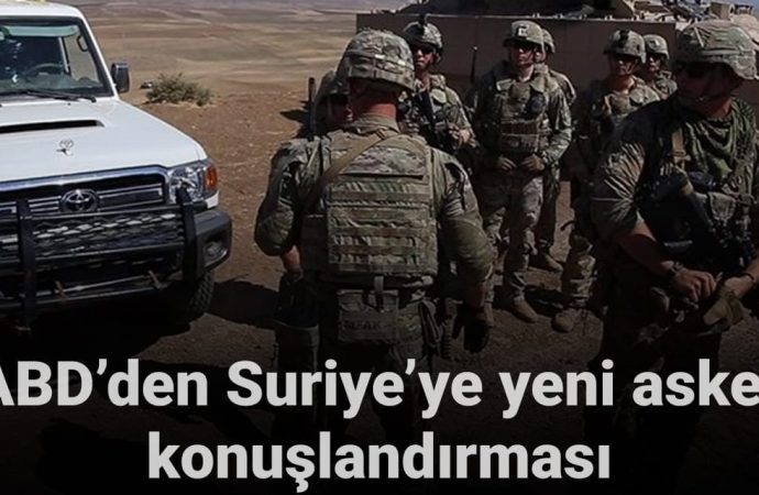 ABD, Suriye’ye asker ve silah takviyesi yaptı