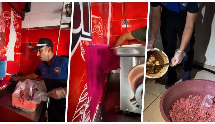 Taze eti saklayıp bozuk etten kıyma çekti, dükkanı mühürlendi