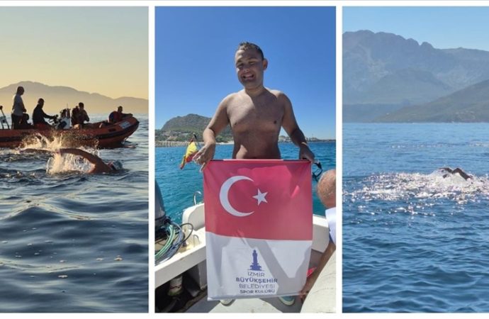 Bir ilk: Otizmli Tuna Tunca yüzerek Cebelitarık Boğazı’nı geçti