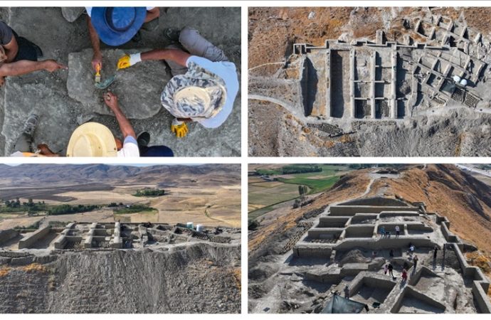 Çavuştepe Kalesi kazısı: Sapan taşı cephaneliği bulundu