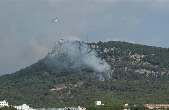 Antalya’da orman yangını: Sekiz dönüm alan zarar gördü